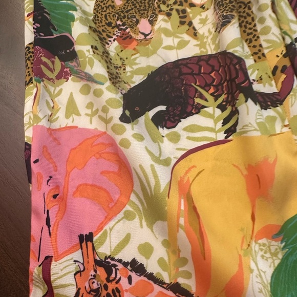 J. CREW Drapey wide-leg pant in Ratti® safari print - Picture 2 of 7